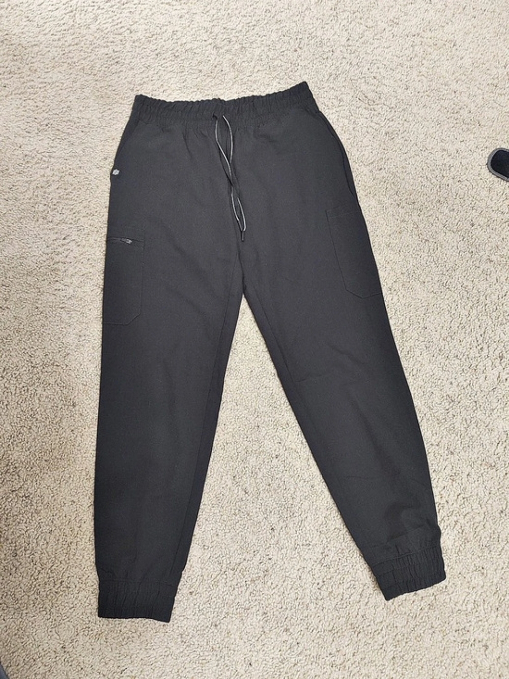 Jaanuu Jogger Black Scrub Pants S